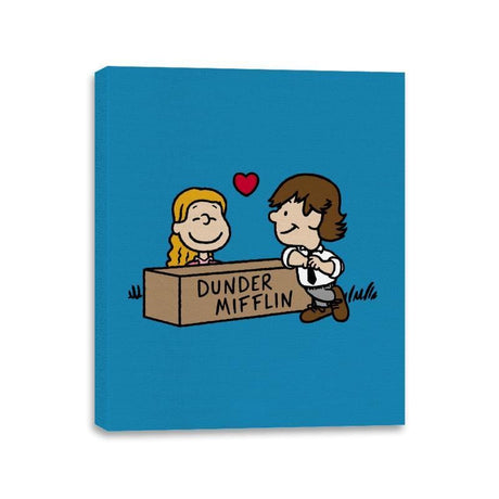 Office Love! - Canvas Wraps Canvas Wraps RIPT Apparel 11x14 / Sapphire