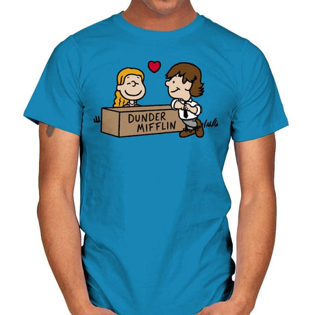 Office Love! - Mens T-Shirts RIPT Apparel Small / Sapphire