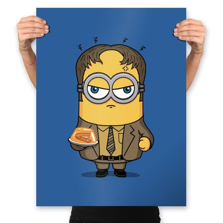 Office Worker! - Prints Posters RIPT Apparel 18x24 / Royal