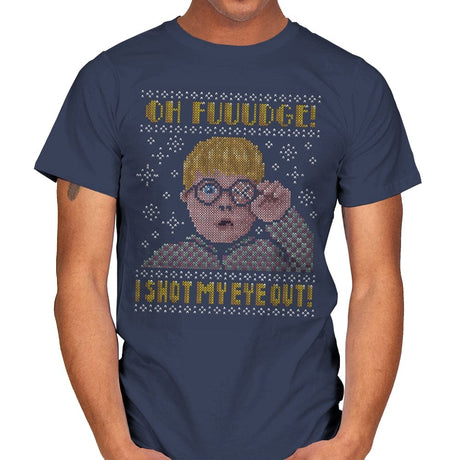 Oh Fuuudge! - Mens T-Shirts RIPT Apparel Small / Navy