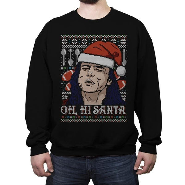 Oh hi santa christmas on sale sweater