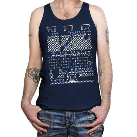 Oh No! Its Christmas! - Ugly Holiday - Tanktop Tanktop RIPT Apparel