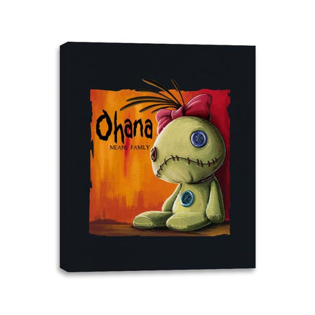 OhaNa - Canvas Wraps Canvas Wraps RIPT Apparel 11x14 / Black