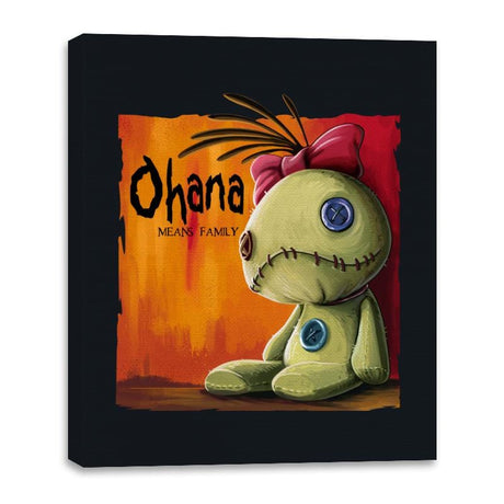 OhaNa - Canvas Wraps Canvas Wraps RIPT Apparel 16x20 / Black