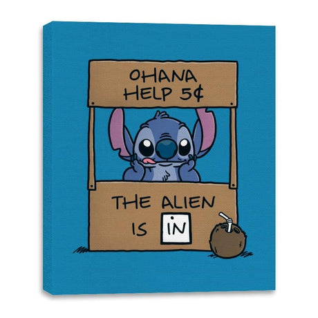 Ohana Help - Canvas Wraps Canvas Wraps RIPT Apparel 16x20 / Sapphire