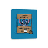 Ohana Help - Canvas Wraps Canvas Wraps RIPT Apparel 8x10 / Sapphire