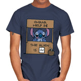 Ohana Help - Mens T-Shirts RIPT Apparel Small / Navy