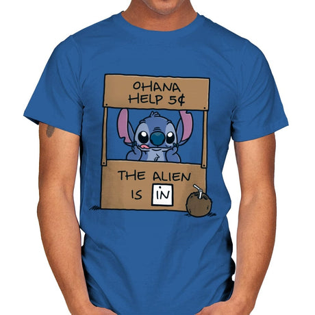 Ohana Help - Mens T-Shirts RIPT Apparel Small / Royal