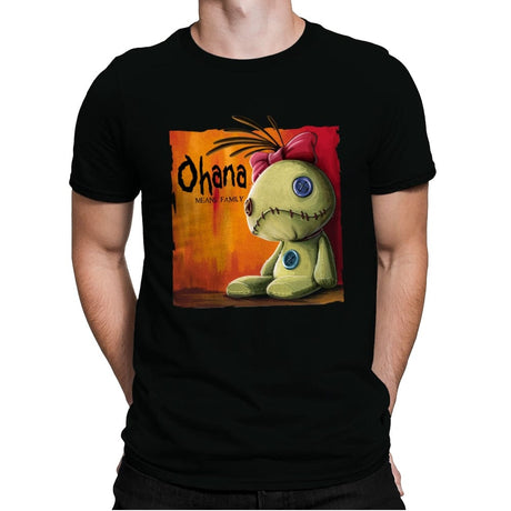 OhaNa - Mens Premium T-Shirts RIPT Apparel Small / Black