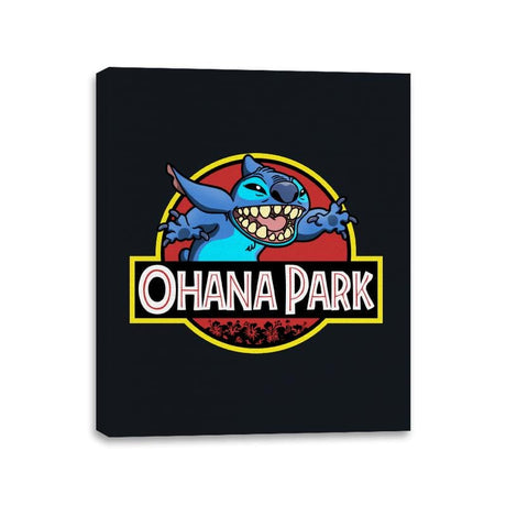 Ohana Park - Canvas Wraps Canvas Wraps RIPT Apparel 11x14 / Black