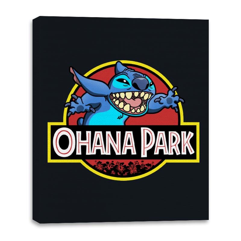 Ohana Park - Canvas Wraps Canvas Wraps RIPT Apparel 16x20 / Black