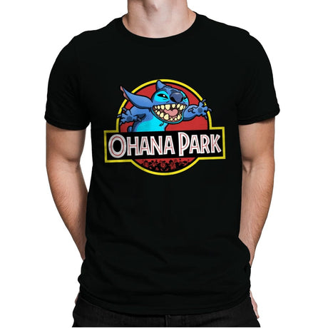 Ohana Park - Mens Premium T-Shirts RIPT Apparel Small / Black