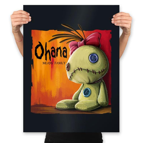 OhaNa - Prints Posters RIPT Apparel 18x24 / Black