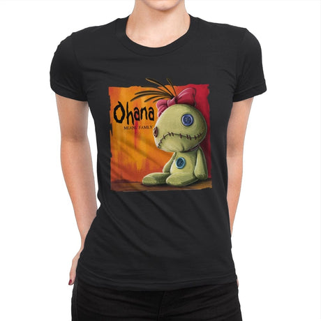 OhaNa - Womens Premium T-Shirts RIPT Apparel Small / Black