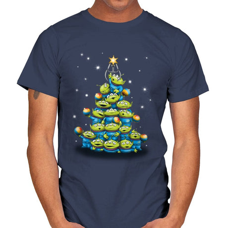 Ohh... The Claw-mas Tree! - Mens T-Shirts RIPT Apparel Small / Navy