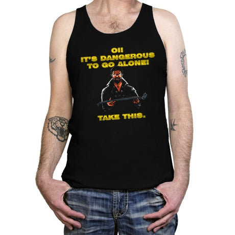 Oi! Take This - Tanktop Tanktop RIPT Apparel X-Small / Black