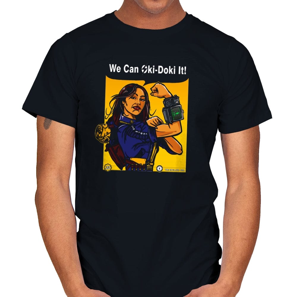 Oki-Doki It! - Mens T-Shirts RIPT Apparel Small / Black