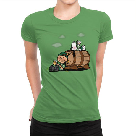 Oktoberfest Nuts - Womens Premium T-Shirts RIPT Apparel Small / Kelly