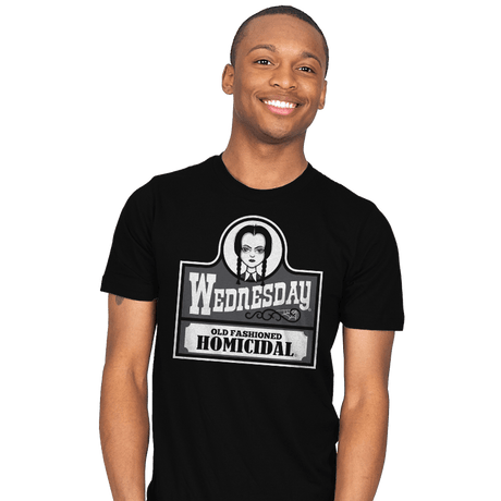 Old Fashioned Homicidal - Mens T-Shirts RIPT Apparel