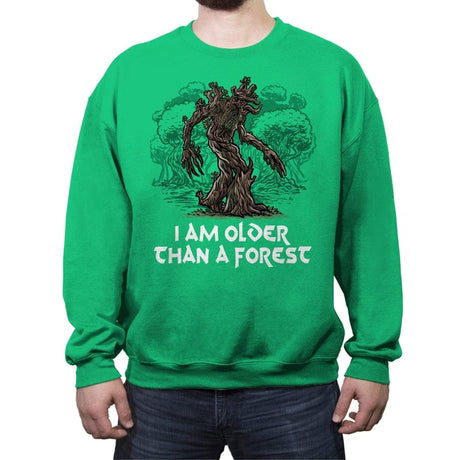 Older Than a Forest - Crew Neck Sweatshirt Crew Neck Sweatshirt RIPT Apparel Small / Irish Green