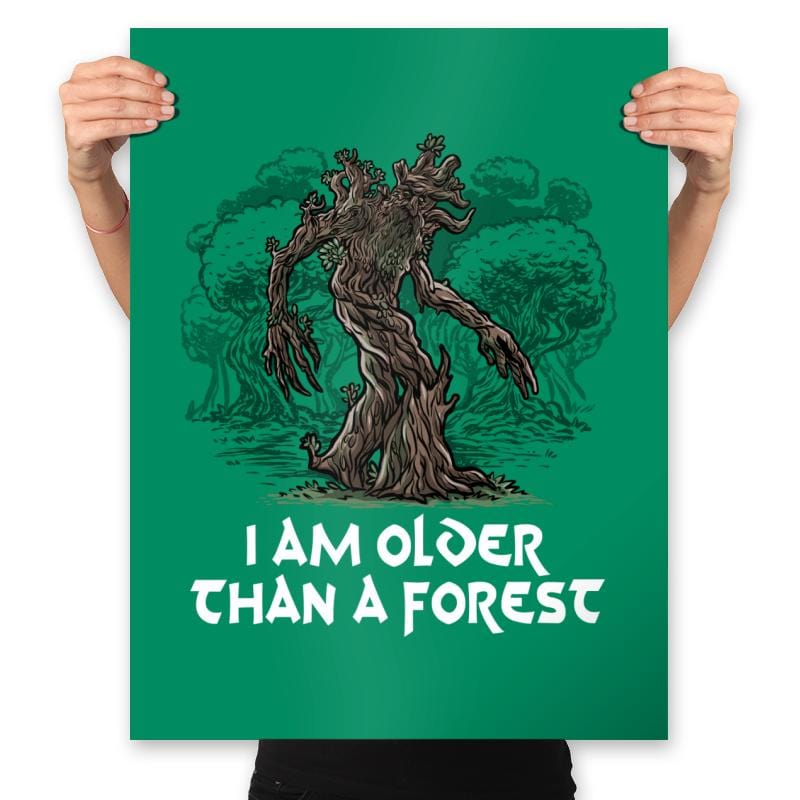 Older Than a Forest - Prints Posters RIPT Apparel 18x24 / Kelly