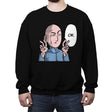 One Evil Man - Crew Neck Sweatshirt Crew Neck Sweatshirt RIPT Apparel Small / Black