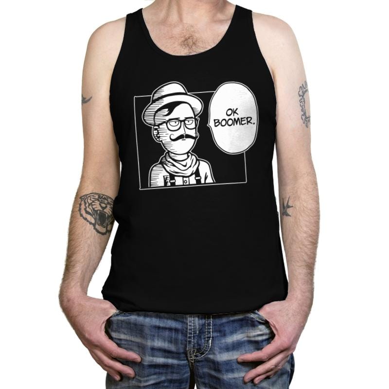 One Insult Man - Tanktop Tanktop RIPT Apparel X-Small / Black