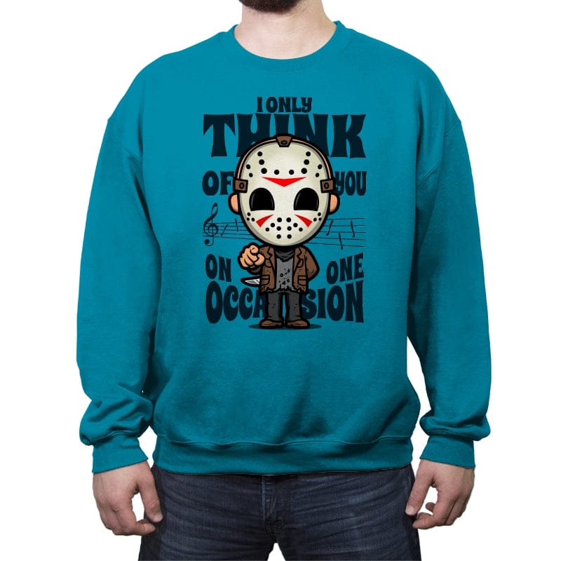 One Occasion - Crew Neck Sweatshirt Crew Neck Sweatshirt RIPT Apparel Small / Antique Sapphire