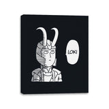 One Punch Loki - Canvas Wraps Canvas Wraps RIPT Apparel 11x14 / Black