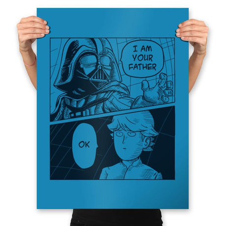 One Punch Son - Prints Posters RIPT Apparel 18x24 / Sapphire