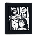 One Punch Woman - Canvas Wraps Canvas Wraps RIPT Apparel 16x20 / Black