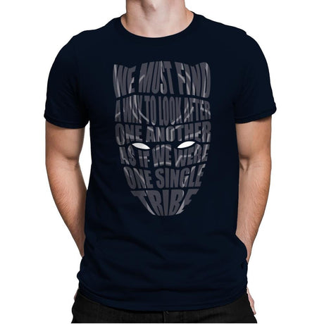 One Single Tribe - Mens Premium T-Shirts RIPT Apparel Small / Midnight Navy