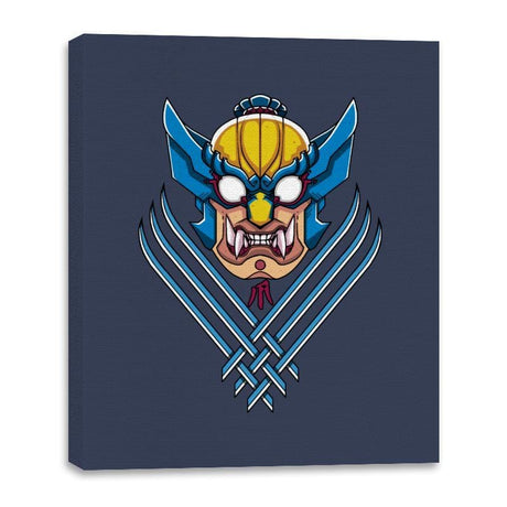 Oni Wolverine - Canvas Wraps Canvas Wraps RIPT Apparel 16x20 / Navy