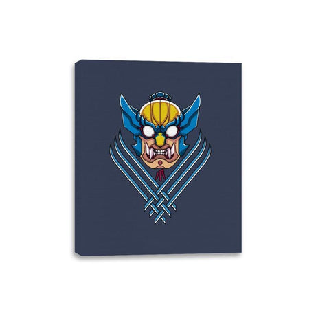 Oni Wolverine - Canvas Wraps Canvas Wraps RIPT Apparel 8x10 / Navy