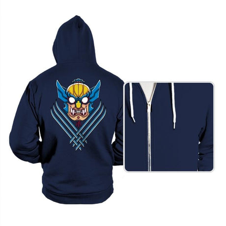 Oni Wolverine - Hoodies Hoodies RIPT Apparel Small / Navy