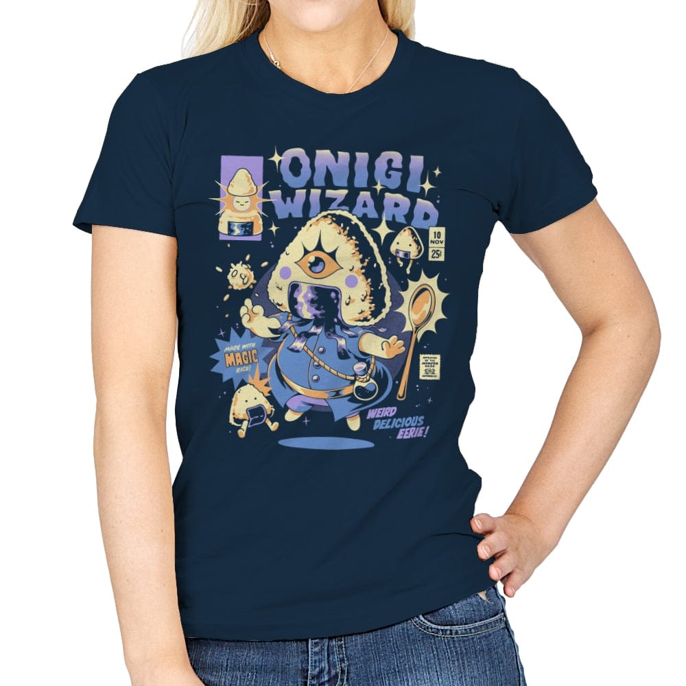 Onigiwizard - Womens T-Shirts RIPT Apparel Small / Navy