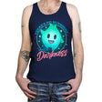 Only Darkness - Cute Game Character - Tanktop Tanktop RIPT Apparel X-Small / Navy