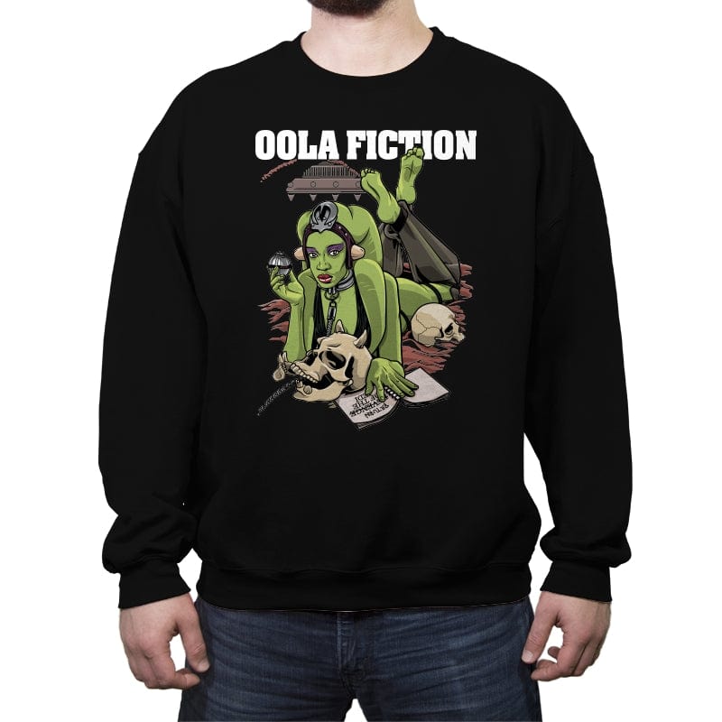 Oola Fiction - Crew Neck Sweatshirt Crew Neck Sweatshirt RIPT Apparel Small / Black