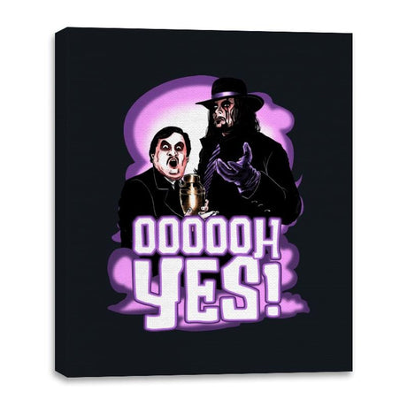 Oooooh Yes! - Canvas Wraps Canvas Wraps RIPT Apparel 16x20 / Black