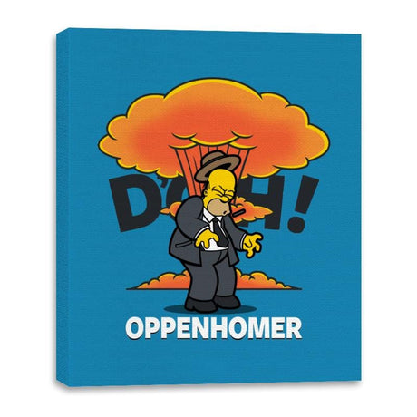 Oppenhomer - Canvas Wraps Canvas Wraps RIPT Apparel 16x20 / Sapphire