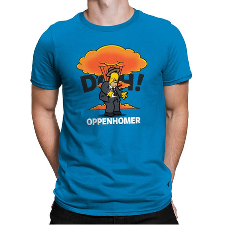 Oppenhomer - Mens Premium T-Shirts RIPT Apparel Small / Turqouise