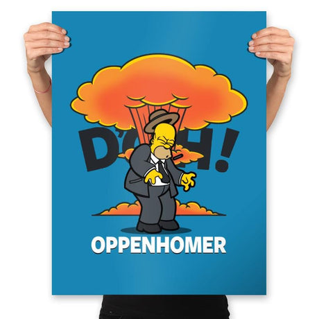 Oppenhomer - Prints Posters RIPT Apparel 18x24 / Sapphire