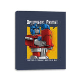 Optimistic - Canvas Wraps Canvas Wraps RIPT Apparel 11x14 / Navy