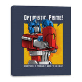 Optimistic - Canvas Wraps Canvas Wraps RIPT Apparel 16x20 / Navy