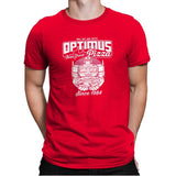 Optimus Pizza - Mens Premium T-Shirts RIPT Apparel Small / Red