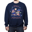 Otterly Meowgical - Crew Neck Sweatshirt Crew Neck Sweatshirt RIPT Apparel Small / Navy