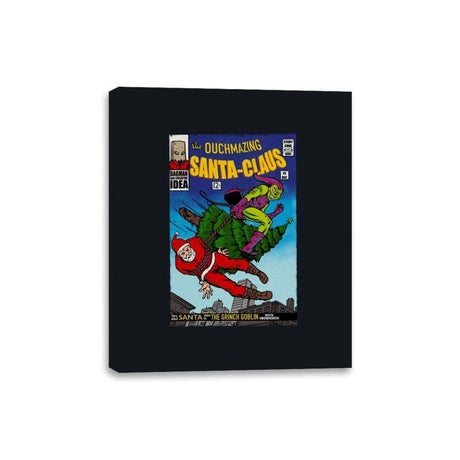 Ouchmazing Santa Claus - Canvas Wraps Canvas Wraps RIPT Apparel 8x10 / Black