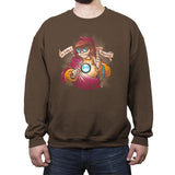 Our Lady of Mystery - Crew Neck Sweatshirt Crew Neck Sweatshirt RIPT Apparel Small / Dark Chocolate