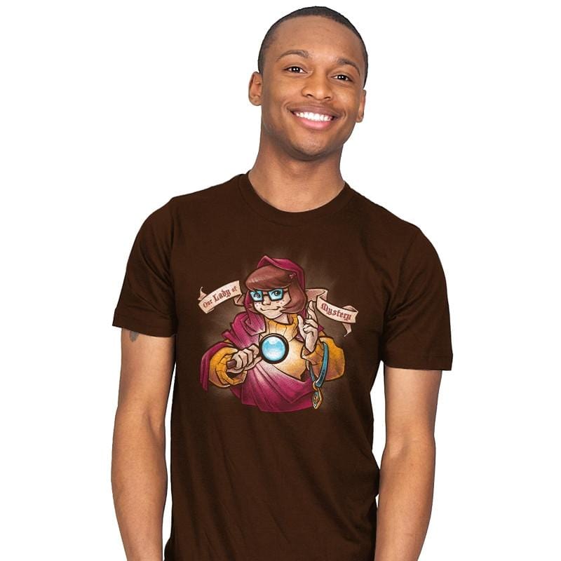 Our Lady of Mystery - Mens T-Shirts RIPT Apparel Small / Brown