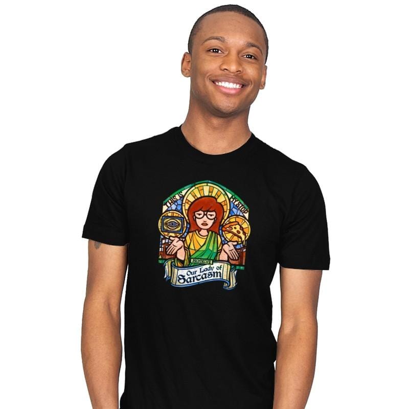 Our Lady of Sarcasm Reprint - Mens T-Shirts RIPT Apparel Small / Black